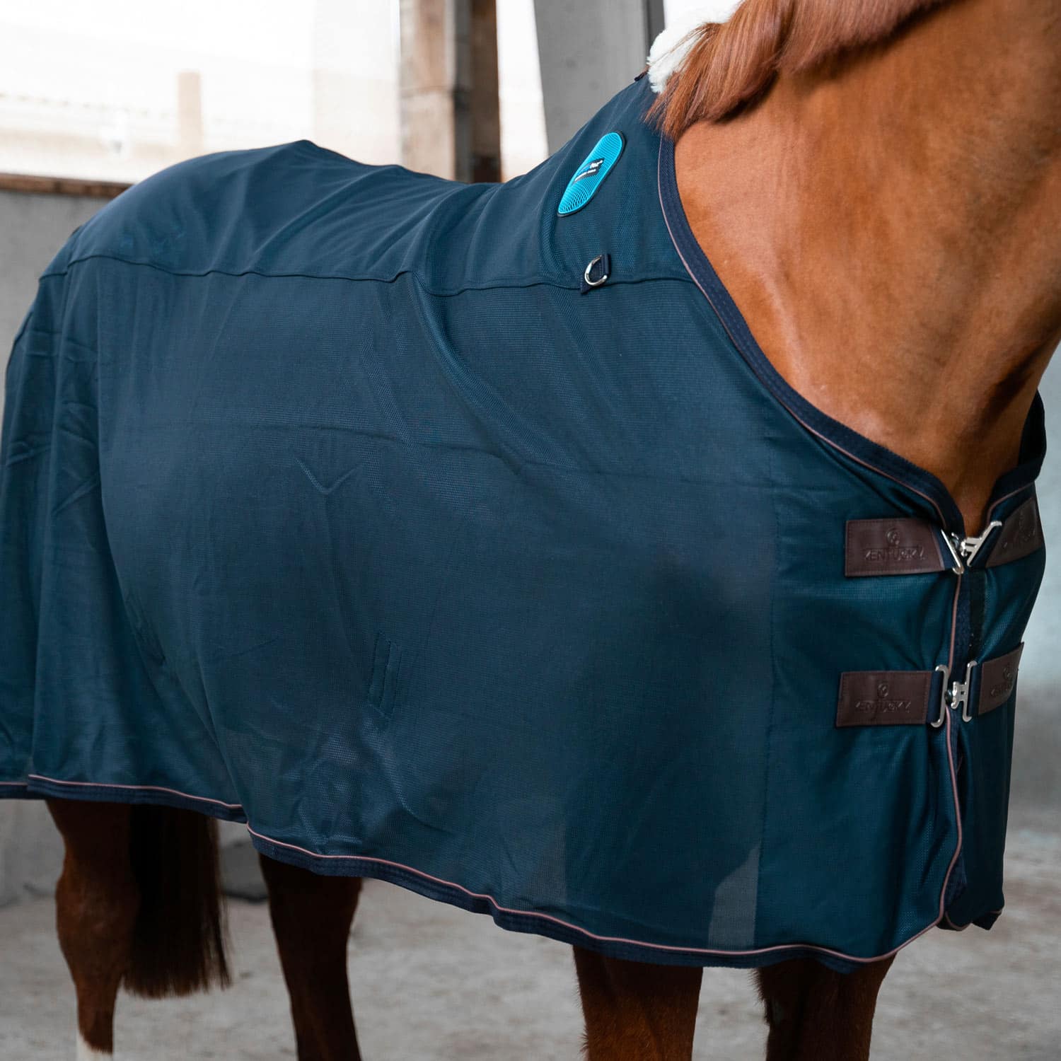 Kentucky Horsewear - Couverture Magnétique Recuptex Marine - Myver Sellerie
