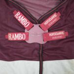 Horseware - Couverture Rambo Summer Series Turnout 0g Avec liner 100g Bordeaux – Image 3