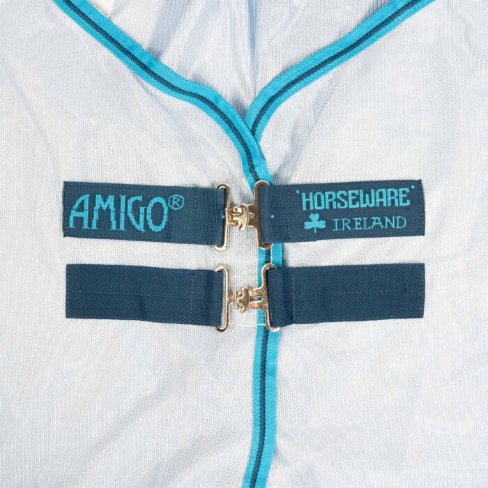 Horseware - Couverture Anti Mouche Amigo Bug Rug 0G Bleu Azur – Image 2
