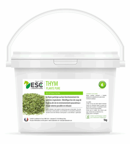 ESC Laboratoire - Thym - Hygiène et confort respiratoire cheval