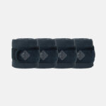 Kentucky Horsewear - Bandes De Polo Fleece Glitter Noir