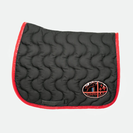 Jump'In - Tapis De Cso Jumpad Écusson Ovale Noir Et Verni Rouge