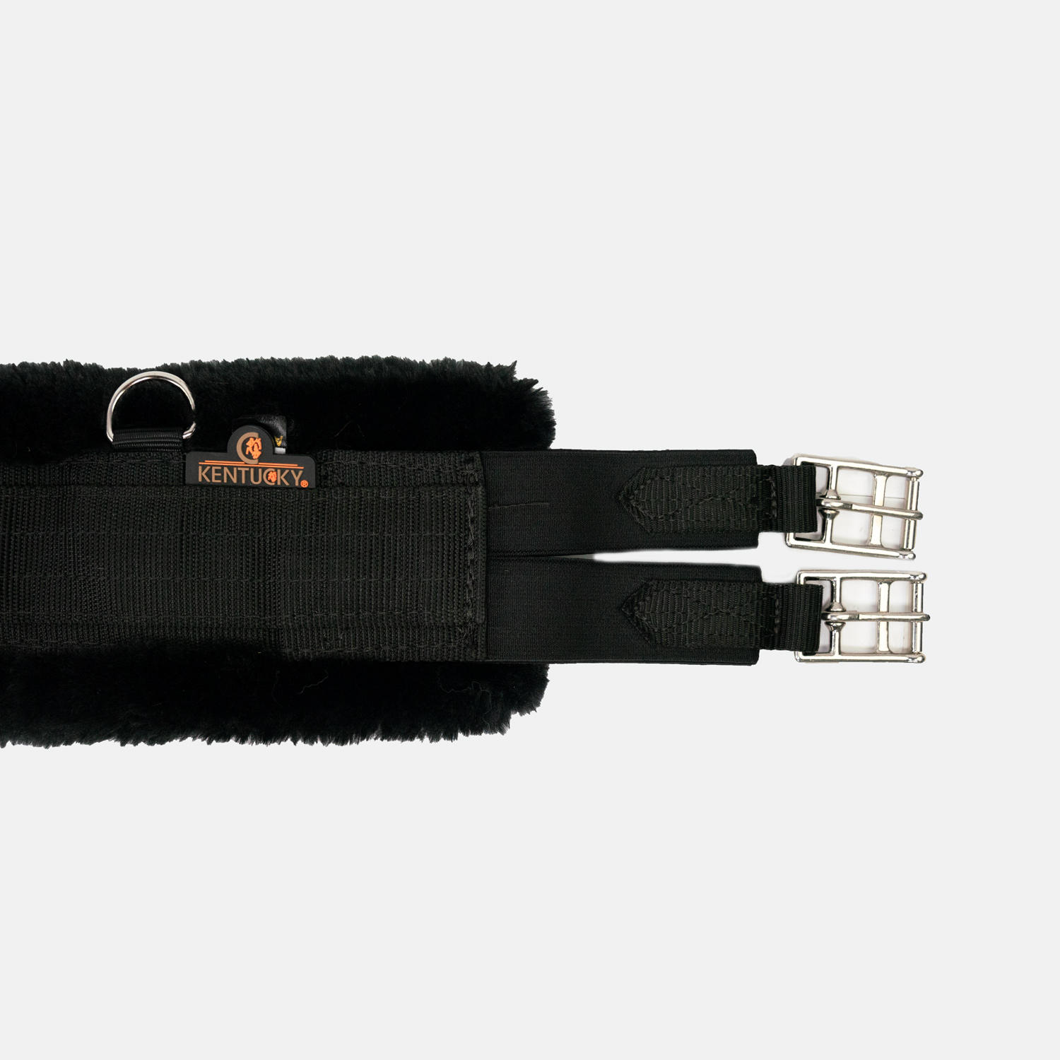 Kentucky-Horsewear-Sangle-Sheepskin-NoirNoir-cheval-occasion-2 Kentucky Horsewear - Sangle Sheepskin Noir/Noir – Image 3