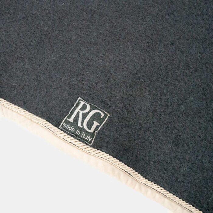 Rg Italy - Couverture En Laine Personnalisé Gris – Image 2