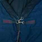 Horseware - Couverture De Box Rambo Cosy Stable 100G Bleu Marine, Bordeaux – Image 2