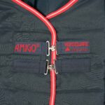 Horseware - Couverture De Box Amigo Stable Vari-Layer 250G Bleu Marine, Rouge – Image 2