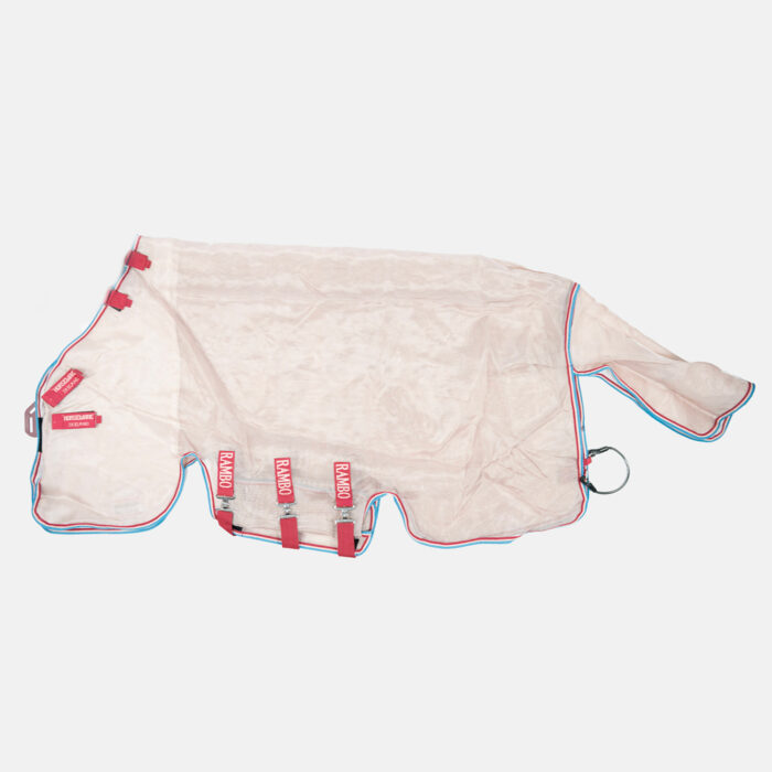 Horseware - Couverture Anti Mouche Rambo Protector Avec Fermeture Disque Avoine – Image 4