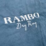 Horseware - Couverture séchante Avec couvre cou Rambo Dry Rug Marine, argent – Image 6