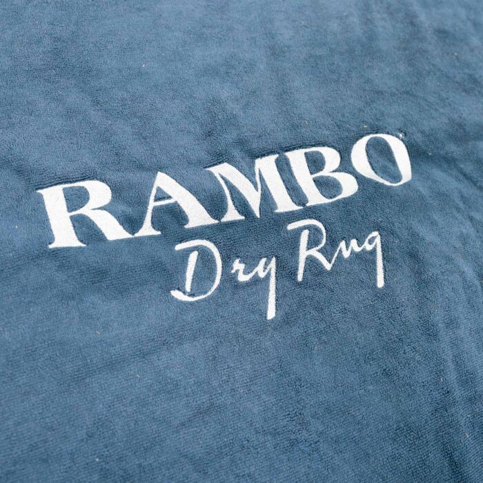 Horseware - Couverture séchante Avec couvre cou Rambo Dry Rug Marine, argent – Image 6