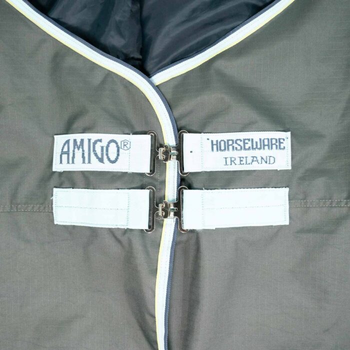 Horseware - Couverture D’Extérieur Amigo Hero Ripstop 50G Gris, Turquoise – Image 2