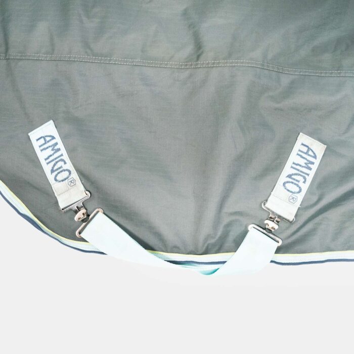Horseware - Couverture D’Extérieur Amigo Hero Ripstop 50G Gris, Turquoise – Image 3