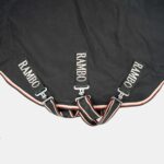 Horseware - Couvertures d’extérieur Rambo Supreme 160080D 420g Heavy Noir, orang – Image 4