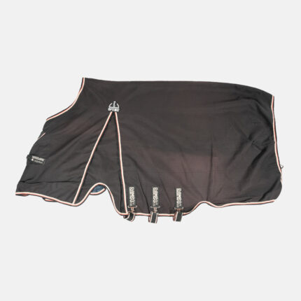 Horseware - Chemise De Box Rambo Optimo Stable Sheet 0G  Noir, Orange, Noir