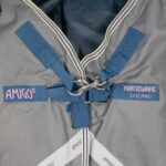 Horseware - Couverture D’Extérieur Amigo Bravo 12 Plus 250G Gris, Marine, Citron – Image 2