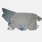 Horseware - Couverture D’Extérieur Amigo Bravo 12 Plus 250G Gris, Marine, Citron