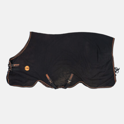 Horseware - Chemise De Box Rambo Ionic Stable Sheet Noir, Orange