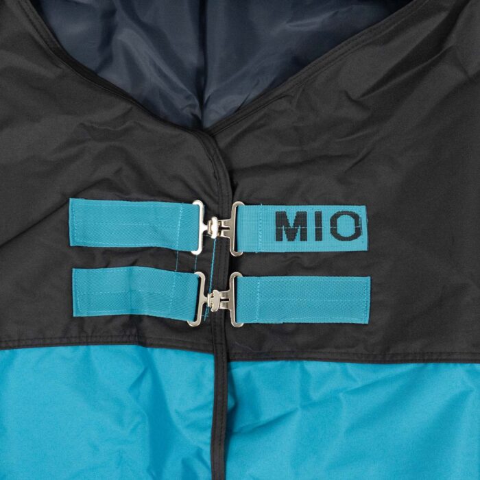 Horseware - Couverture D’Extérieur Mio Turnout 0G Noir, Turquoise – Image 2