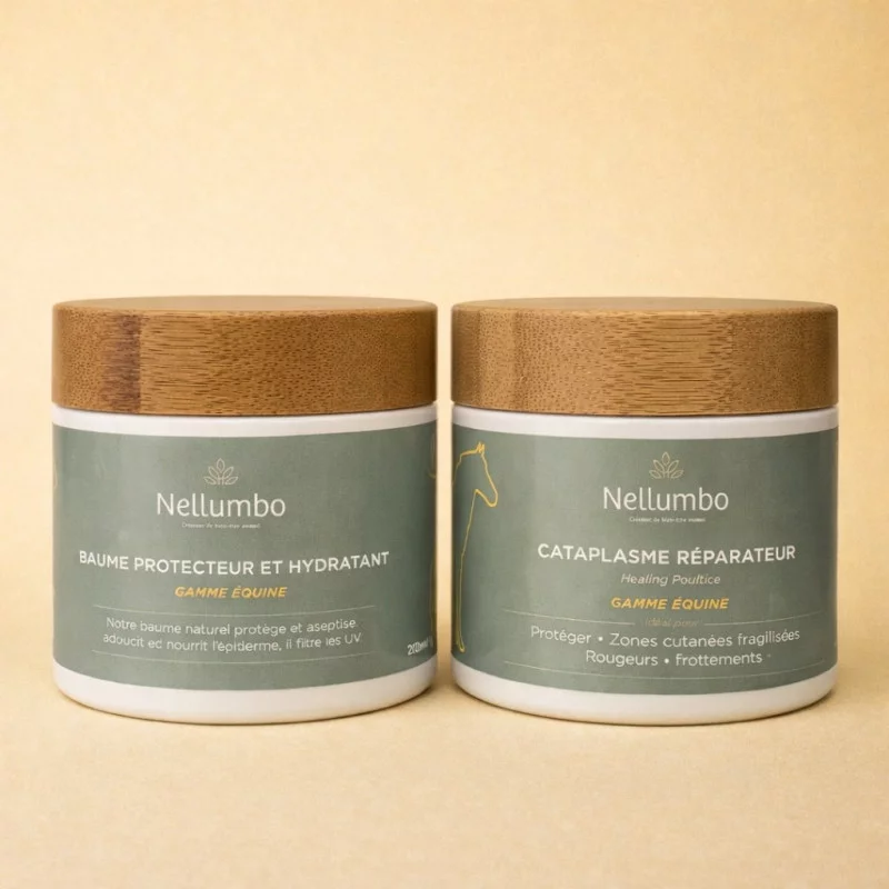 coffret-stop-blessure Nellumbo - Pack Stop Blessure - Baume Protecteur & Hydratant + Cataplasme Réparateur – Image 1