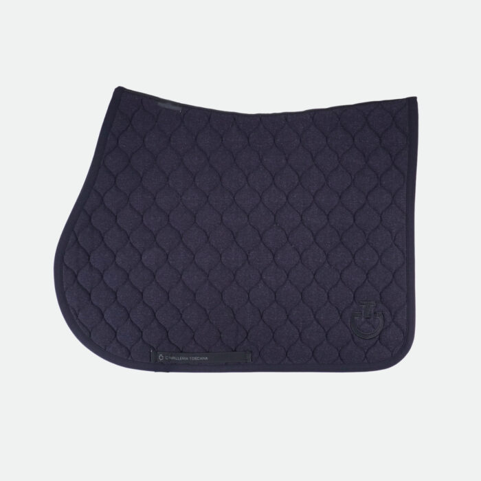 Cavalleria Toscana - Tapis De Cso Circular Quilted Noir Texturé – Image 1