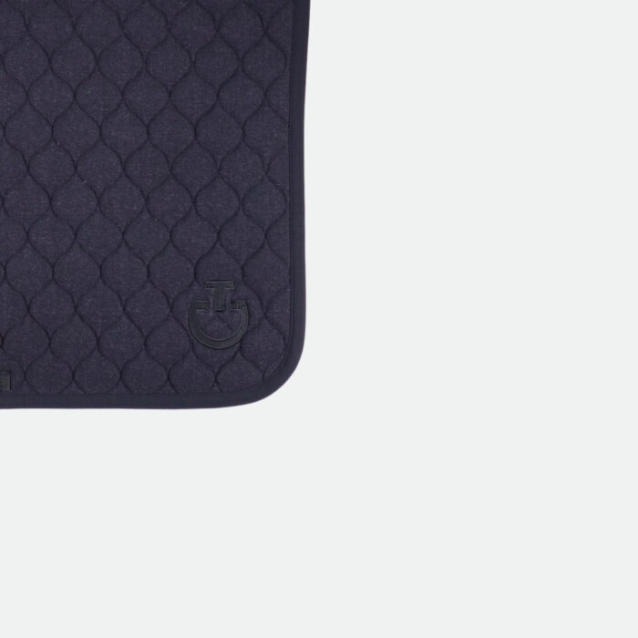 Cavalleria Toscana - Tapis De Cso Circular Quilted Noir Texturé – Image 2