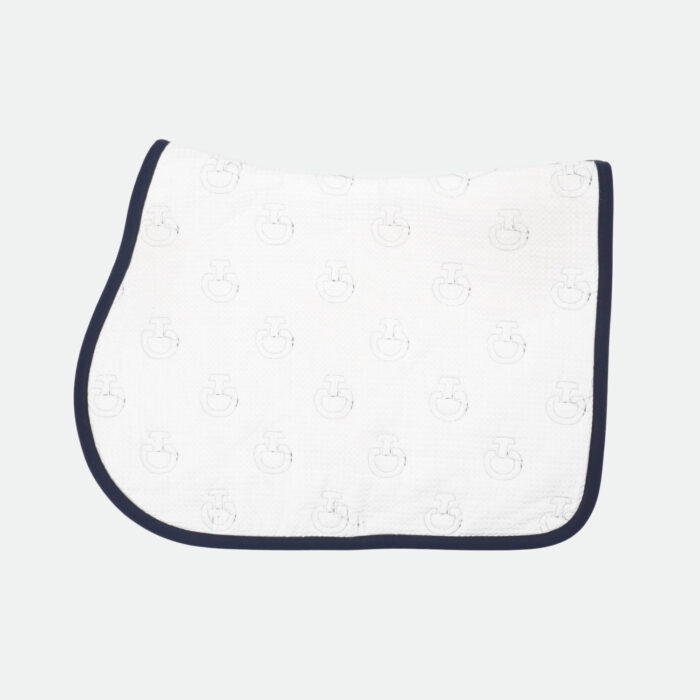 Cavalleria Toscana - Tapis De Cso Large Ct Logo Quilted Marine – Image 3
