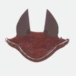Cristina Sport - Bonnet Court Strass Marron Foncé