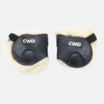 Cwd Sellier - Protège Boulets Velcro Imitation Mouton Noir