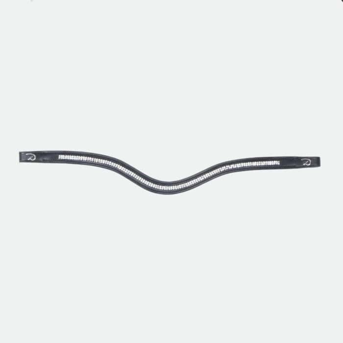 Dy'On - Frontals En V Double Swarovski Blanc New English Collection Noir – Image 1