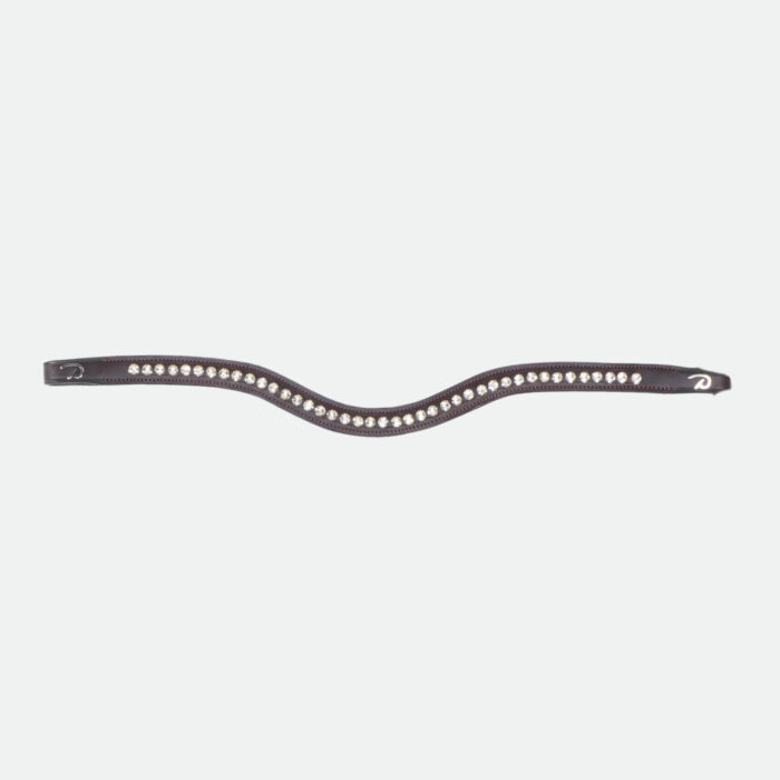Dy'On - Frontals En V Swarovski Blanc New English Collection Marron – Image 1