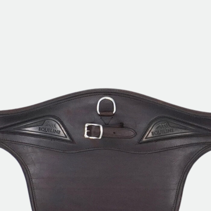 Equiline - Sangle Bavette Jumping Anatomique En Cuir Marron – Image 2