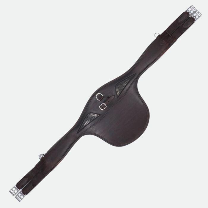 Equiline - Sangle Bavette Jumping Anatomique En Cuir Marron – Image 1