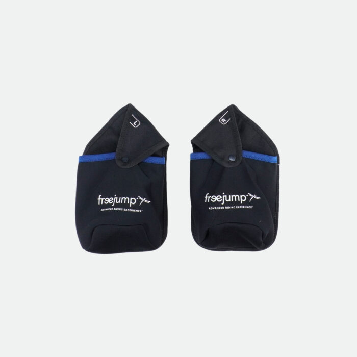 Freejump - Poche d'etrier Stirrup Pocket Noir / Bleu – Image 1