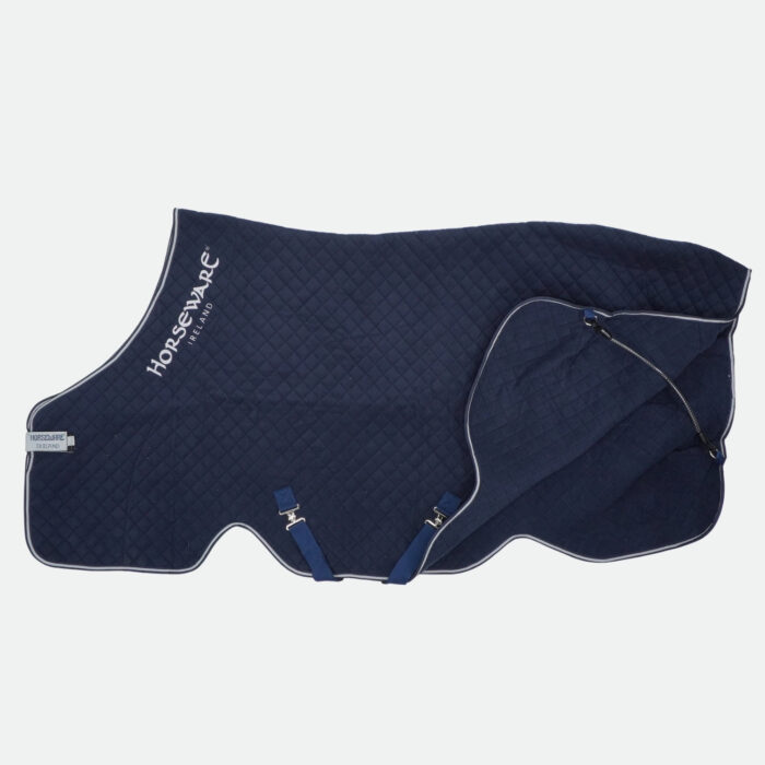 Horseware - Chemise Séchantes Autumn Cooler 50G Light Bleu Marine, Argent – Image 3