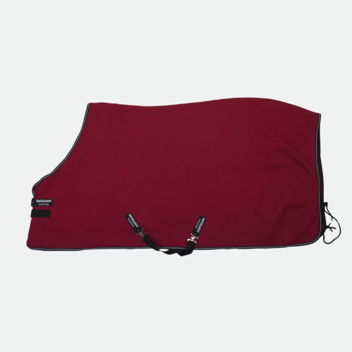 Horseware - Chemise Séchantes Rambo Techni-Waffle Cooler Bordeaux, Noir – Image 1
