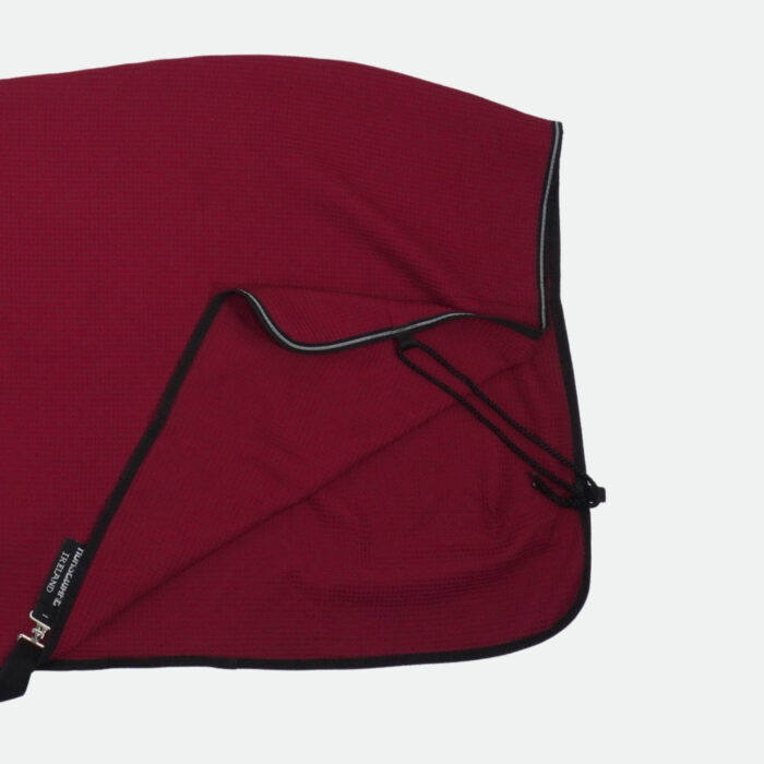 Horseware - Chemise Séchantes Rambo Techni-Waffle Cooler Bordeaux, Noir – Image 3