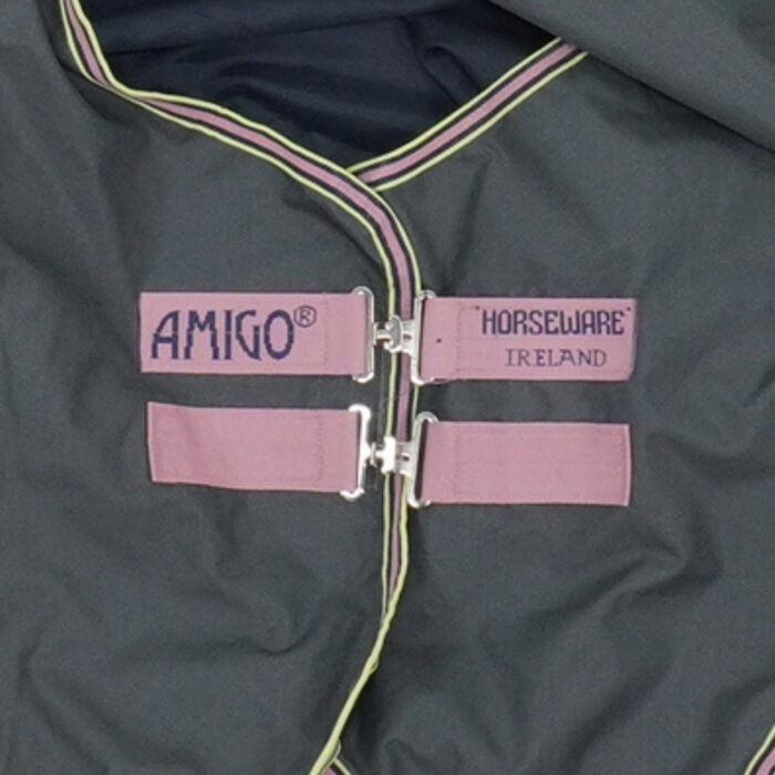 Horseware - Couverture D’Extérieur Amigo Hero 900 Pony 0G Gris, Vert, Citron – Image 2