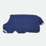 Horseware - Couverture D’Extérieur Rhino 450G Marine À Carreaux, Indigo