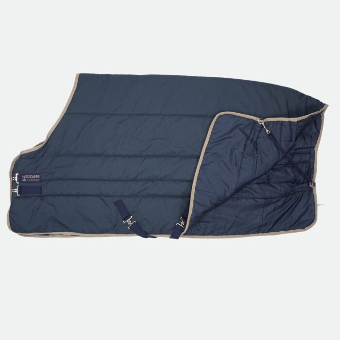 Horseware - Couverture De Box Pspo 600D 400G Marine / Beige – Image 3