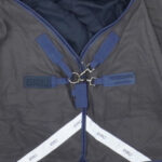 Horseware - Couverture d’extérieur Rhino Hexstop Vari-Layer 100G Plus Gris, Indigo – Image 3