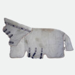 Horseware - Couvertures Anti Mouches Rambo Protector 0G Argent, Marine, Blanc