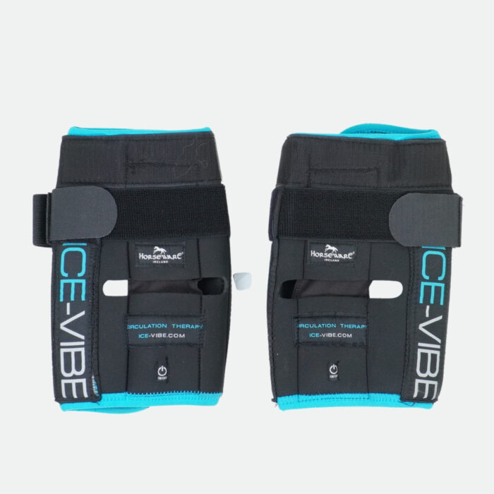 Horseware - Ice-Vibe Protège Genou De Repos Froides & Vibrantes Noir – Image 1