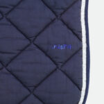 Ju&Pa - Tapis De Cso Coton Galon Disco Bord Blanc Bleu Marine – Image 2
