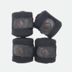 Kentucky Horsewear - Bandes De Polo Fleece Glitter Noir