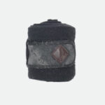 Kentucky Horsewear - Bandes De Polo Fleece Glitter Noir – Image 2