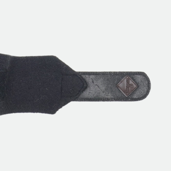 Kentucky Horsewear - Bandes De Polo Fleece Glitter Noir – Image 3