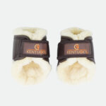 Kentucky Horsewear - Guêtres Fermées Cuir Sheepskin Postérieur Short Marron