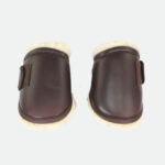 Kentucky Horsewear - Guêtres Fermées Cuir Sheepskin Postérieur Short Marron – Image 2