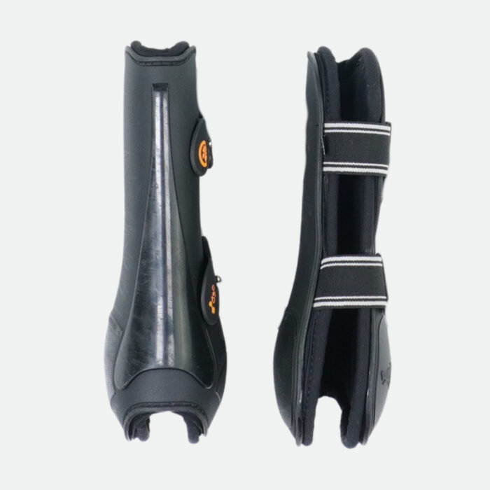 Kentucky Horsewear - Guêtres Ouvertes D30 Old Noir – Image 3