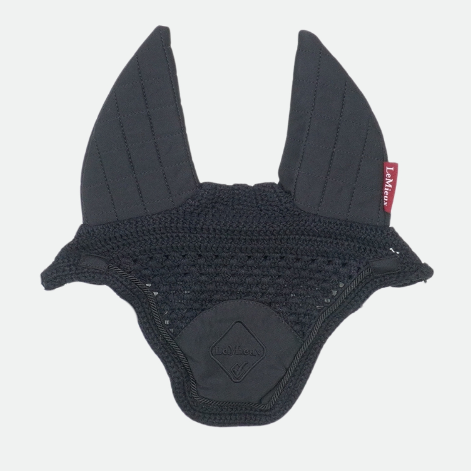 Lemieux-Bonnet-Acoustic-Matelasse-Carreaux-Noir-cheval-occasion-1-ART0661128 Lemieux - Bonnet Acoustic Matelassé Carreaux Noir – Image 1