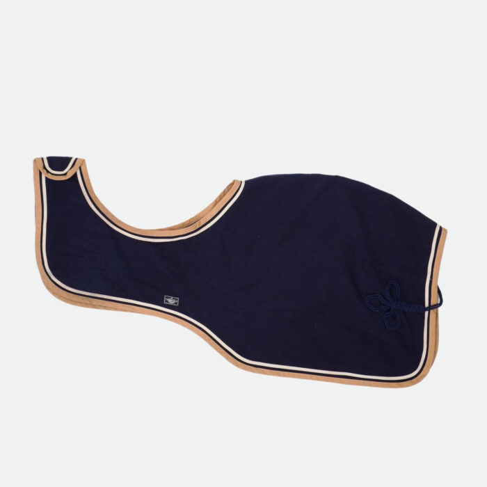 Paddock Sports - Couvre-Reins Polaire Personnalisé Marine / Camel – Image 1